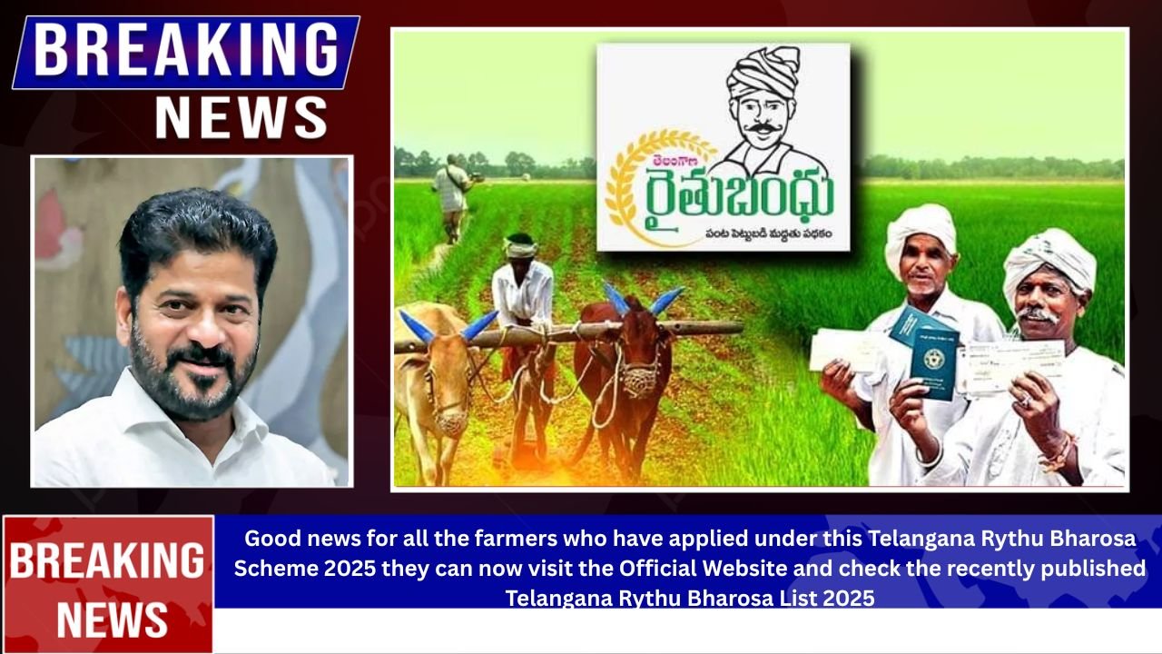 Telangana Rythu Bharosa List
